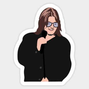 Glasses mitch Sticker